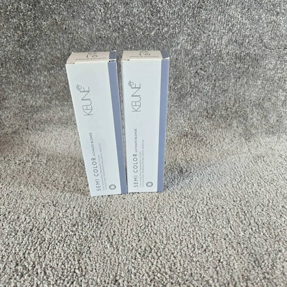 Keune Semi Color Ultimate Blonde 9.1 Very Light Ash Blonde Hair Color 2pk 60ml